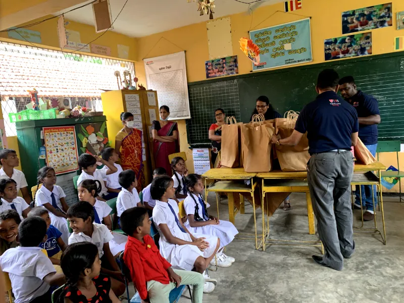Book Donation to S W R D Bandaranayaka Vidyalaya